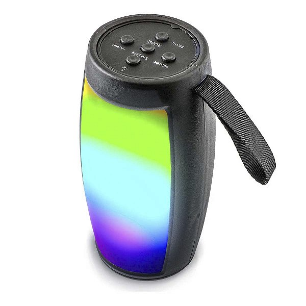 Caixa de Som Bluetooth Tws Rgb Portátil 8w Xtrad Azul