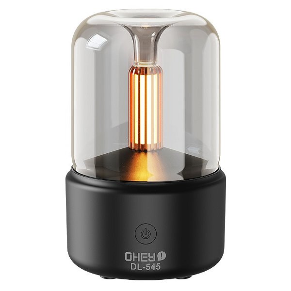 Difusor Ambiente Umidificador e Purificador de Ar Preto