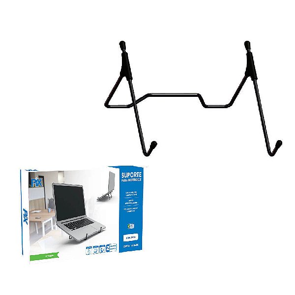 Suporte Para Notebook Pix Px-12, Ergonômico, Preto - Nr17