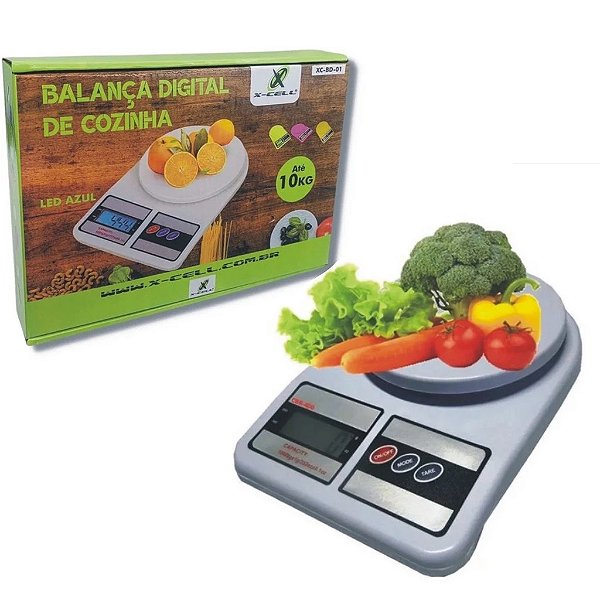 Balança Digital Cozinha Alta Precisão 10kg Dieta E Nutrição