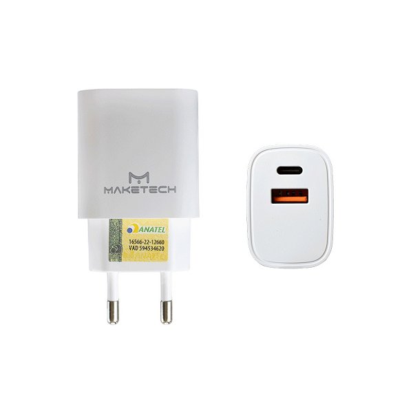 Carregador celular Turbo Tipo-C PowerD USB carga rápida usbc