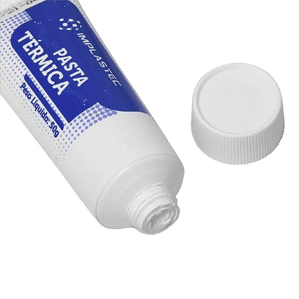 Pasta Térmica Implastec 50g Bisnaga Proteja Seus Componentes