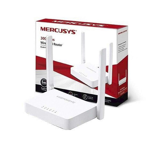 Roteador Mercusys Mw301R 2 Antenas Fast Wifi 300Mbps 2 Porta