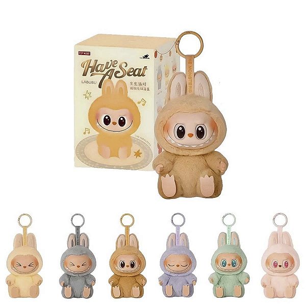 Coleção Completa Chaveirinho Monstrinho Labubu Lafufu 6 Uni