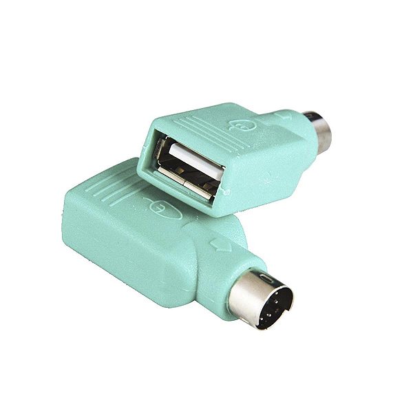 Adaptador Usb Femea X Ps2 Macho Verde - Conecte Periféricos