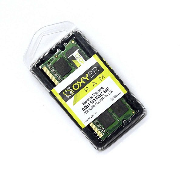 Memoria Para Notebook Laptop Oxy Ddr3 4GB 1333Mhz 10600