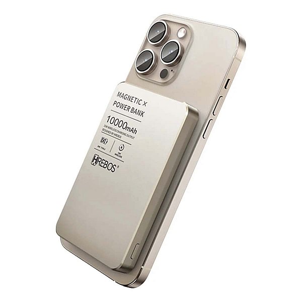 Carregador Portátil Power Bank 10.000 Para Iphone Indução