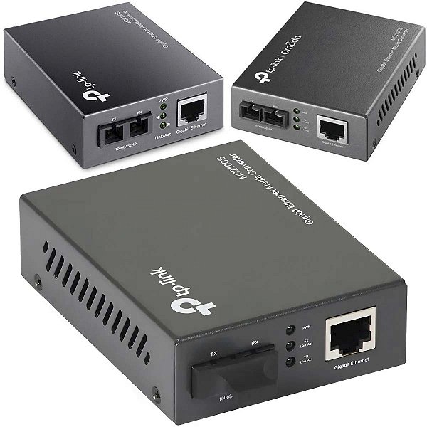 Conversor De Fibra Para RJ45 Gigabit TP-Link MC210CS