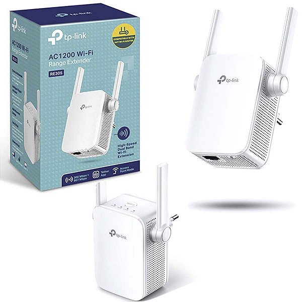 Repetidor Extensor Wi-Fi TP-Link RE305 AC1200 Dual Band