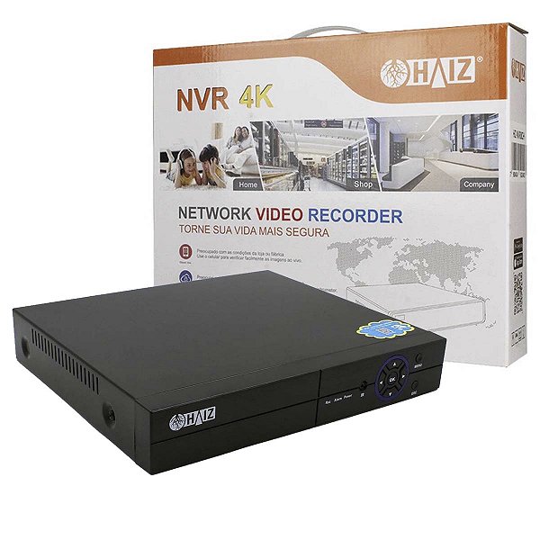 Nvr Gravador Cftv 16 Cameras Ip Onvif 16 Canais 4k Hdmi