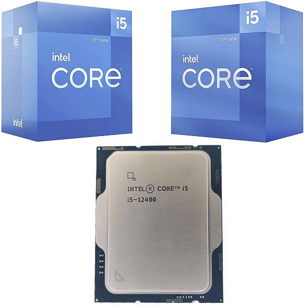 Processador Intel i5-12400 12ªGen 2.5/4.4GHz Turbo LGA 1700