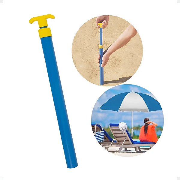 Saca Areia de Pressão Plástico Azul Mor