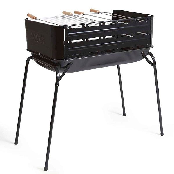 Churrasqueira Amazonas Com Grelha E 3 Espetos Mor 003009