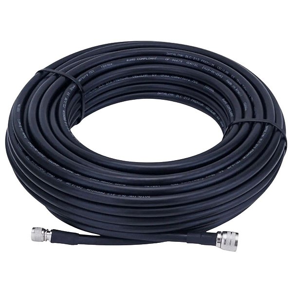 Cabo Coaxial Antena Celular RGC213 15m N Macho X TNC Macho