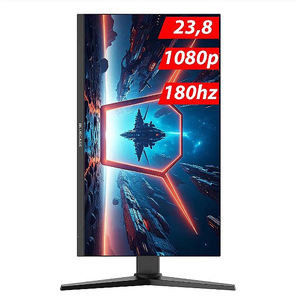 Monitor Gamer 23,8" Preto Ips Taurus Pro Fullhd 180Hz Pivot