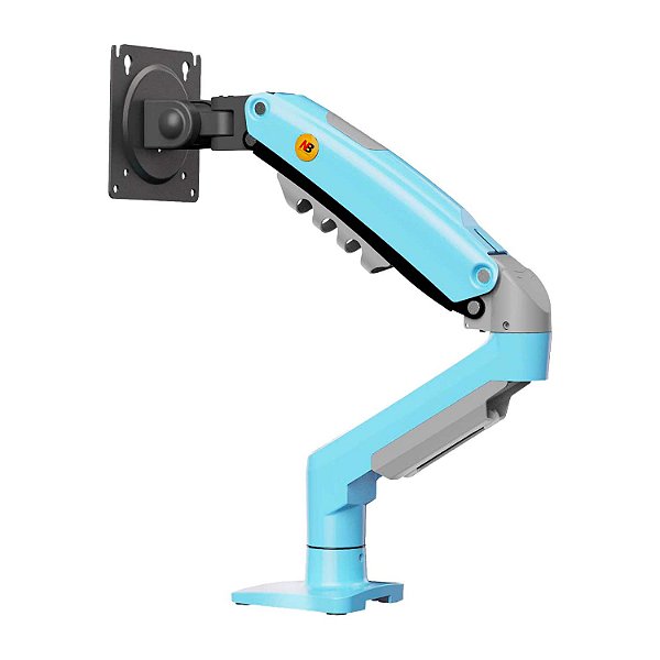 Suporte De Monitor Pistao A Gás Articulado 17" a 30" Azul