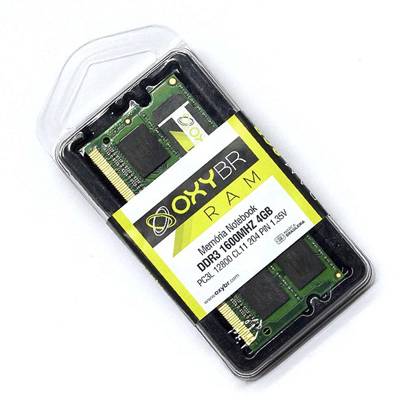 Memoria Para Notebook Ddr3L 1600Mhz 4Gb 1.35v Oxybr