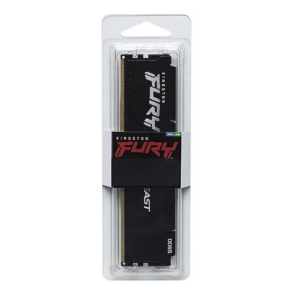 Memoria Desktop Kingston Fury Beast Black 16Gb Ddr5 5600Mts