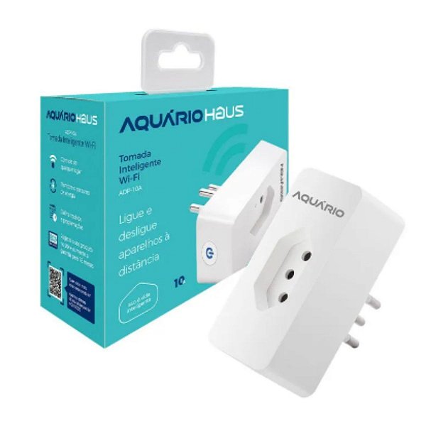Plugue de Tomada Inteligente Universal Wi-fi 10a Aquario