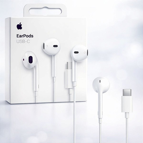 Fone de Ouvido Original Apple Earpods Conector USB-C