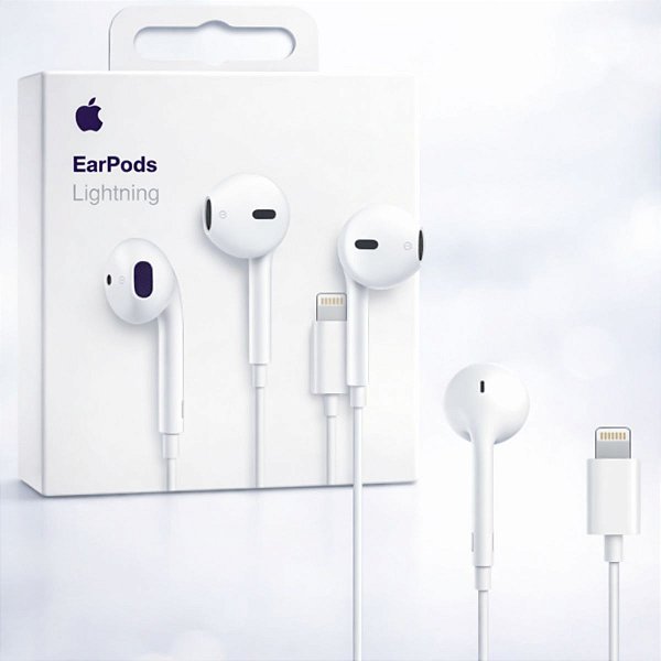 Fone de Ouvido Original Apple Earpods Conector Lightning