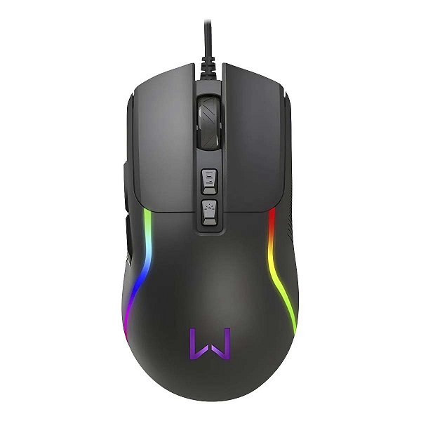 Mouse Gamer Legacy C/ Fio 3600dpi Warrior Mo399 Rgb 7 Botões