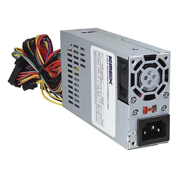 Mini Fonte Alimentacao Itx Kmex Pc200rng 200w Bivolt C/ Cabo