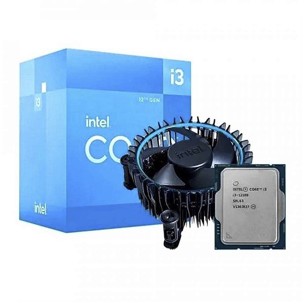 Processador Intel Core I3-12100 3.3ghz Turbo 4.3ghz 12mb