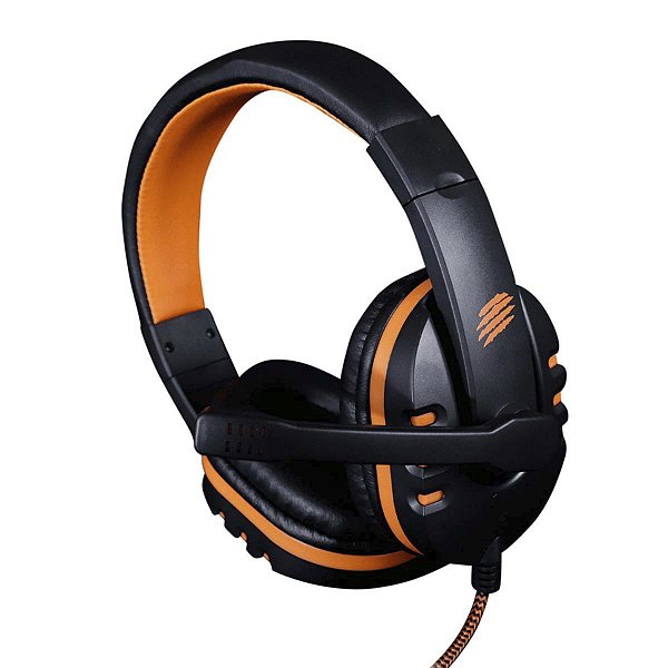 Headset Gamer Action c/ Microfone Preto e Laranja HS200 Oex