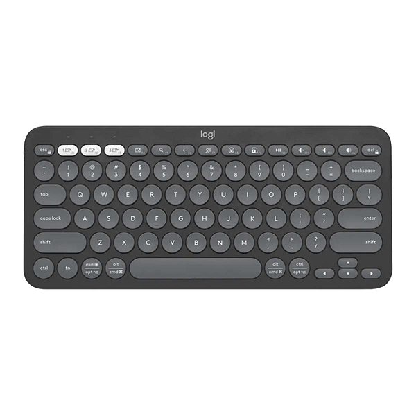 Teclado Logitech K380 Pebble Keys 2 Grafite Sem Fio