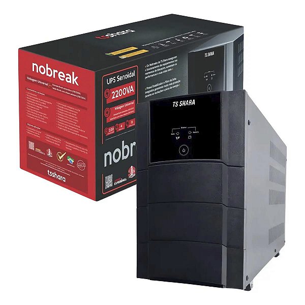 Nobreak Ups Senoidal 2200Va 4X7Ah Bivolt Usb 4452 Ts Shara