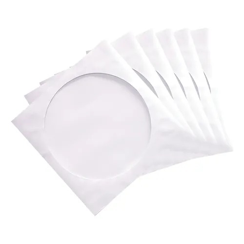 ENVELOPE BRANCO P/ CD DVD JANELA TRANSPARENTE C/ 100 unid