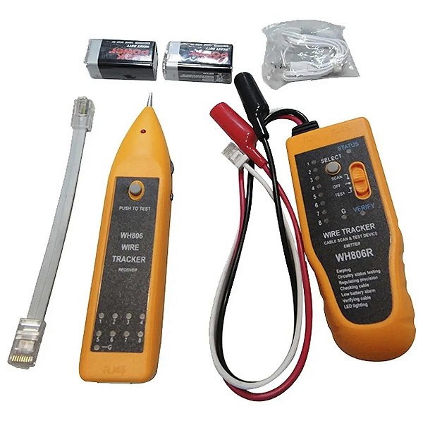 Kit Localizador De Cabos E Testador Cabos Sectool Wh-806R
