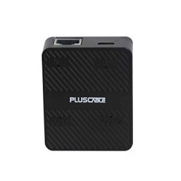 Switch Divisor Duplicador de Rede 2P 10/100 LAD100 Pluscable