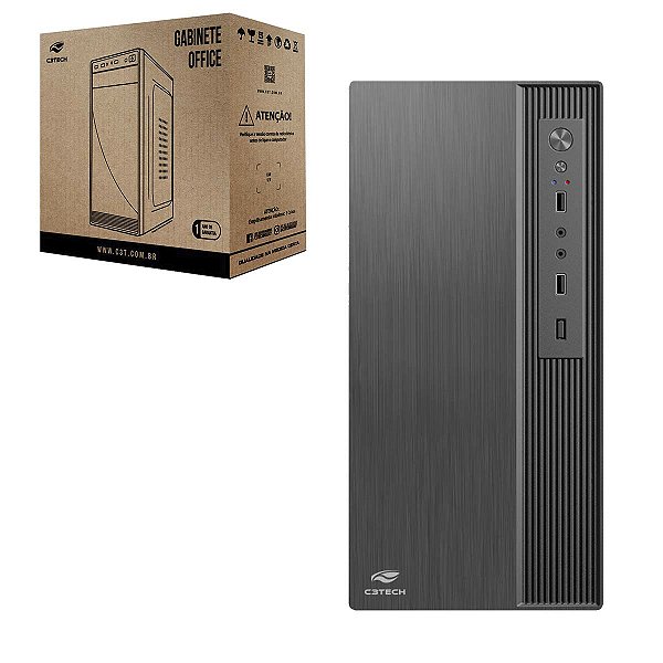 Gabinete Preto Com Fonte 200W Usb 2.0 Micro-Atx Mt-37Bk