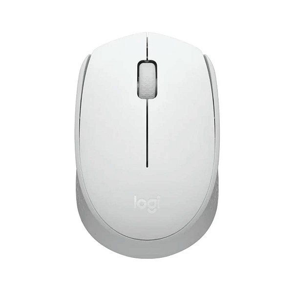 Mouse Sem Fio Logitech M170 USB 1000DPI Branco