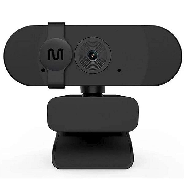 Webcam Multilaser HD 720p WC056 com Microfone e Foco Fixo