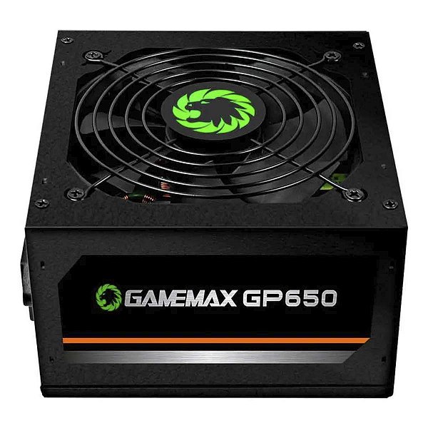 FONTE ATX 650W REAIS 80Plus BRONZE GP650 BOX GAMEMAX