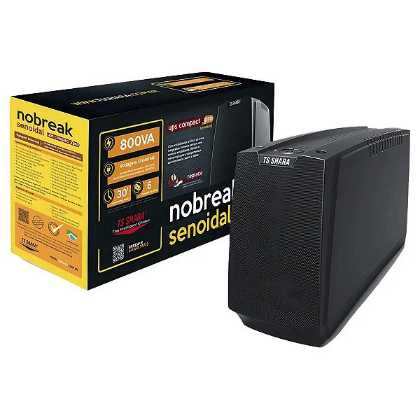 Nobreak Ups Compact Xpro Senoidal 800 Bivolt 7Ah Ts Shara