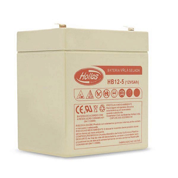 Bateria Para Nobreak Selada Vrla 12V 5Ah Hb12-5