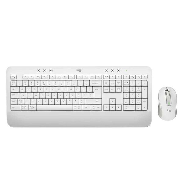 Kit Mouse E Teclado Logitech Mk650 Sem Fio Branco 920011020