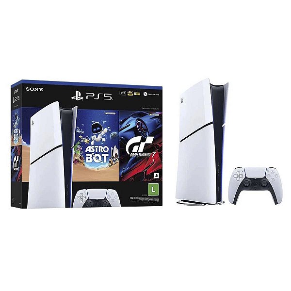 Console PlayStation 5 PS5 Digital 825GB Astro Bot GT7