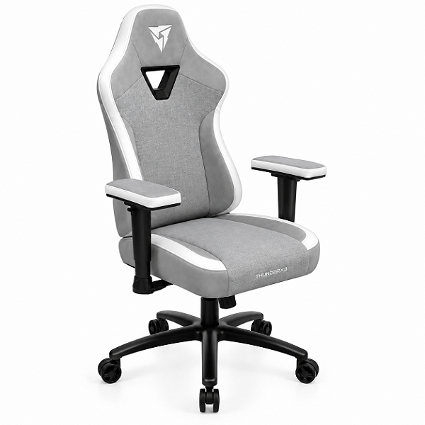 Cadeira Gamer ThunderX3 EAZE Loft Grey Até 125kg Cinza