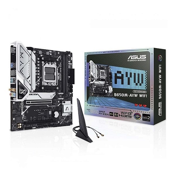 Placa Mae Asus B650 Am5 Mayw mATX W-ifi Bluetooth Ddr5 Am5