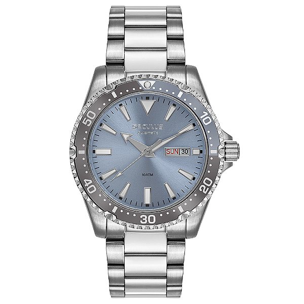 Relógio Seculus Automático Diver Movimento Miyota Calibre 8205 44237G0SVNA6