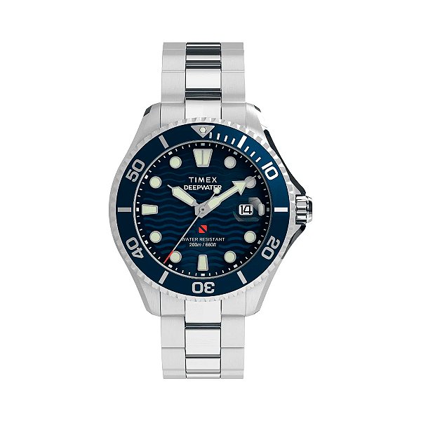 Relógio Timex Deepwater Meridian 200 Automatic TW2W8190