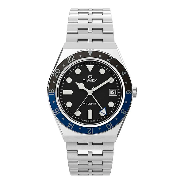 Relógio Q Timex GMT TW2V38100