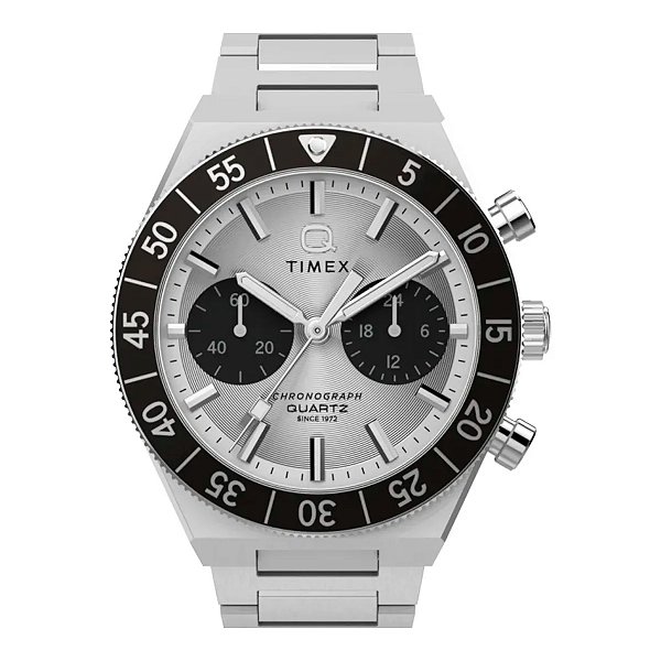 Relógio Mascuino Timex Q Chronograph 40mm Tw2y55800