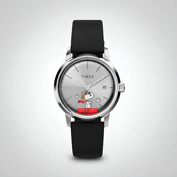 Relógio Timex Marlin Automático X Peanuts Snoopy Flying AceRelógio