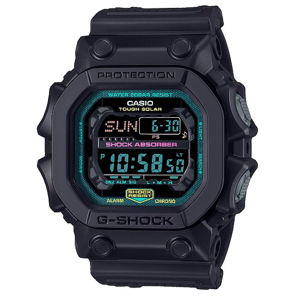 Relógio Casio G-Shock The King Tough Solar Digital Preto Masculino GX-56MF-1DR